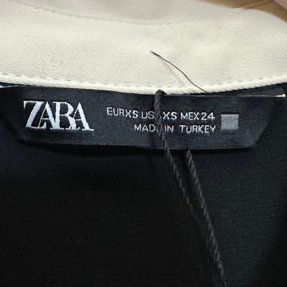 Zara Feminine Old Money Fancy Dress Size XS Blogger Favorite 9878/184/800 - Picture 8 of 9